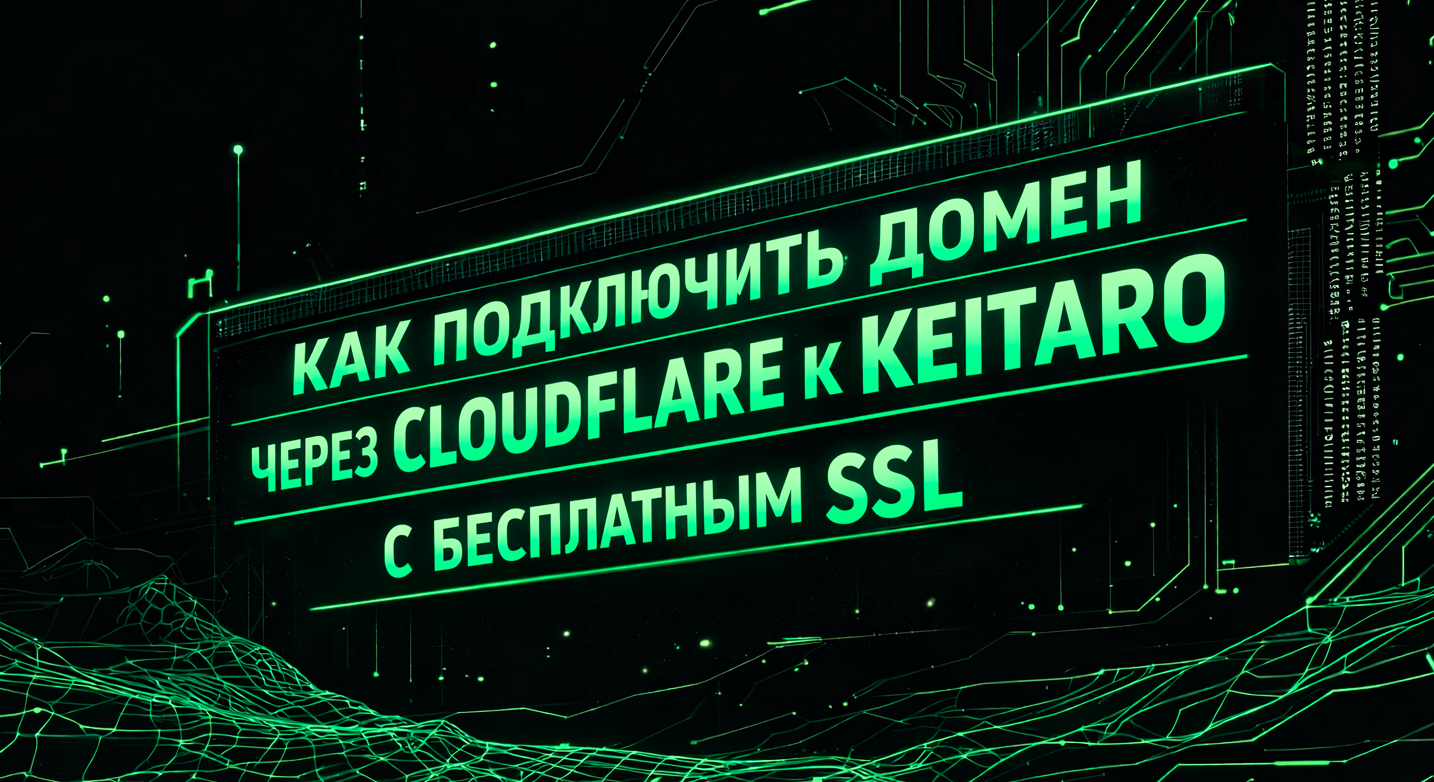 Как подключить домен через Cloudflare к Keitaro с бесплатным SSL